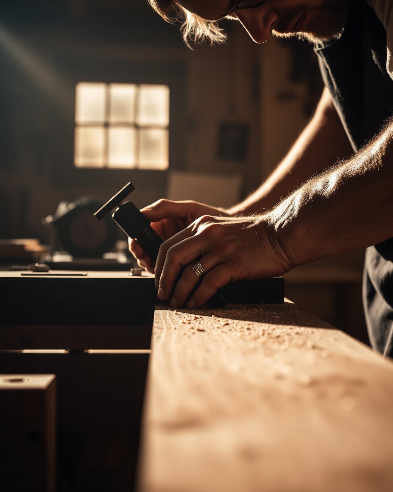 Artigianato italiano nel laboratorio interno